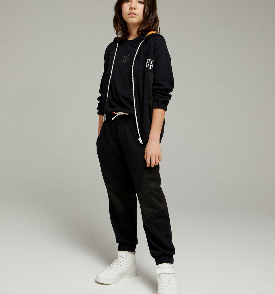 Sporty joggers - boys' trousers - Black | Sisley Young image number 1